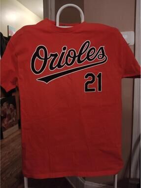 Baltimore Orioles Austin Hays T-shirt sz Men's M, Game Giveaway